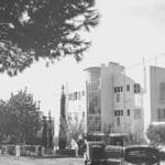 מבנה בית החולים "כרמל" בשנות ה 50- רחוב חורב (צילום ארכיון "העמותה לתולדות חיפה")