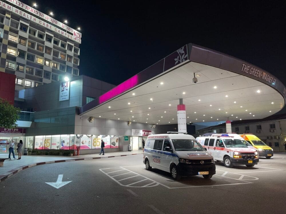 מיון בית החולים רמב"ם בחיפה (צילום: ירון כרמי)