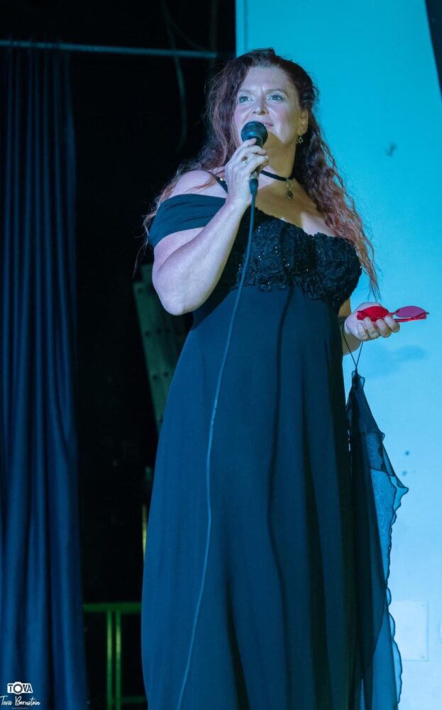 עו״ד אפי פדידה שיזמה וניהלה את האירוע (צילום: טובה ברנשטיין)