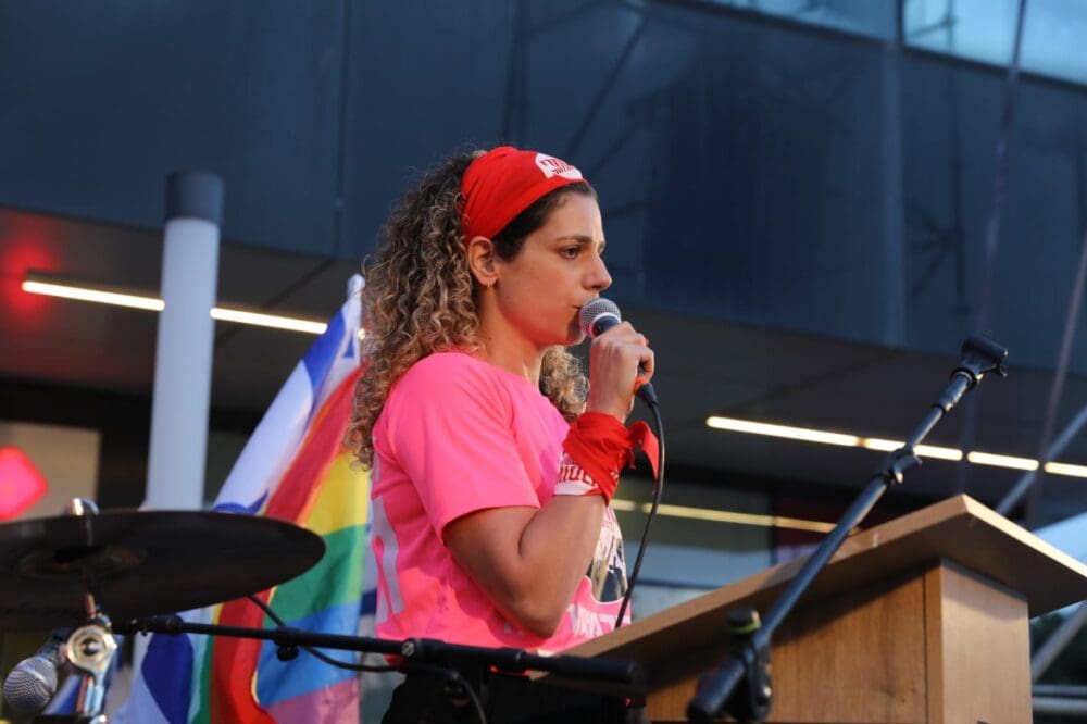 המחאה נגד ההפיכה המשטרית בחיפה -שבת – 03/06/23 (צילום: דרור שמילוביץ)