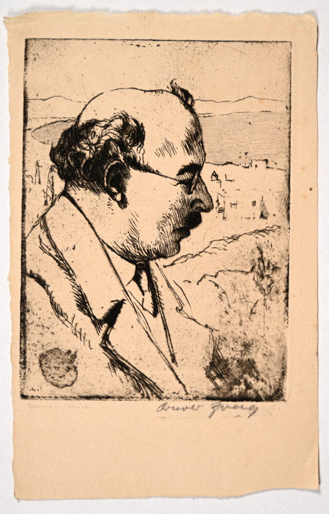 ארנולד צוויג, 1932, מתוך אוסף מוזיאון הרמן שטרוק (צילום: יבגני איידל)