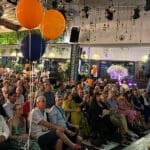 דוד עציוני בכנס בחירות (צילום: נעם צדיק)