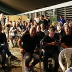 קהל בכנס הליכוד עם יניב בן שושן – ראש השנה (צילום: חי פה-TV)