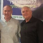 ח"כ חילי טרופר עם המועמד לראשות העיר אביהו אן (צילום: סמר עודה כרנתינג'י)