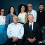 סיעת הירוקים – כחול לבן (צילום: אלעד מלכה)