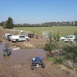 ביריונות בכביש, זימונים לשימוע והסרת רכבים מהכביש • המשטרה מונעת נזק לשטחים חקלאיים באזור צפון (צילום: משטרת ישראל)