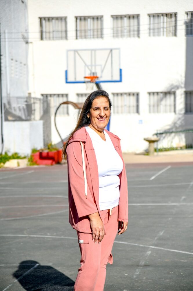 מיכל אטיאס – המורה משלומי שהשתלבה במערכת החינוך החיפאית (צילום: עיריית חיפה)