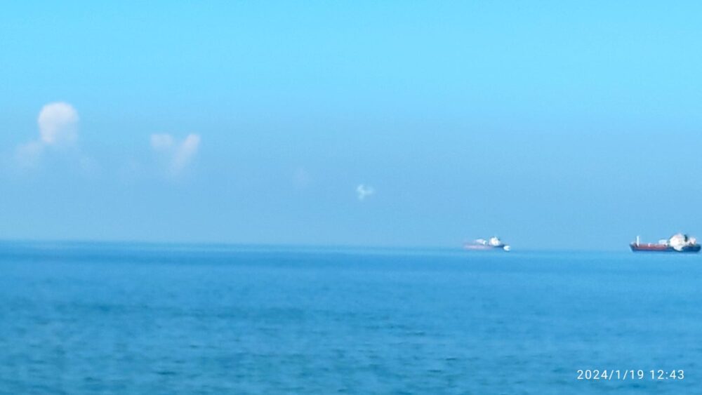 יירוט כלי טיס בלתי מאוייש מערבית לעכו מעל הים (צילום: מנדי שפונד)