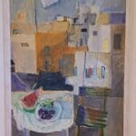 בבית נעמי זידמן –  ציורה של האחות קליר יניב (צילום: רחלי אורבך)