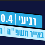 טירת כרמל באנר יום יצמאות 2025