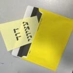 פתק בחירות של דוד עציוני – חיפה (צילום: ירון כרמי)