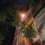חיפה: "להבות מהחלונות" – שרפה בדירת מגורים ברחוב אינטרנציונל (צילום: כבאות והצלה)