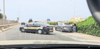 תאונה בשדרות ההגנה בחיפה - סמוך למחלף אלנבי - 29/4/24 (צילום: דודי מיבלום)