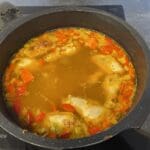 מרק עוף עם ירקות (צילום: ירון כרמי)