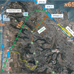 שקף חלופה למינהור מסילות רכבת ישראל (הדמיה: עו"ד דביר לנגר)