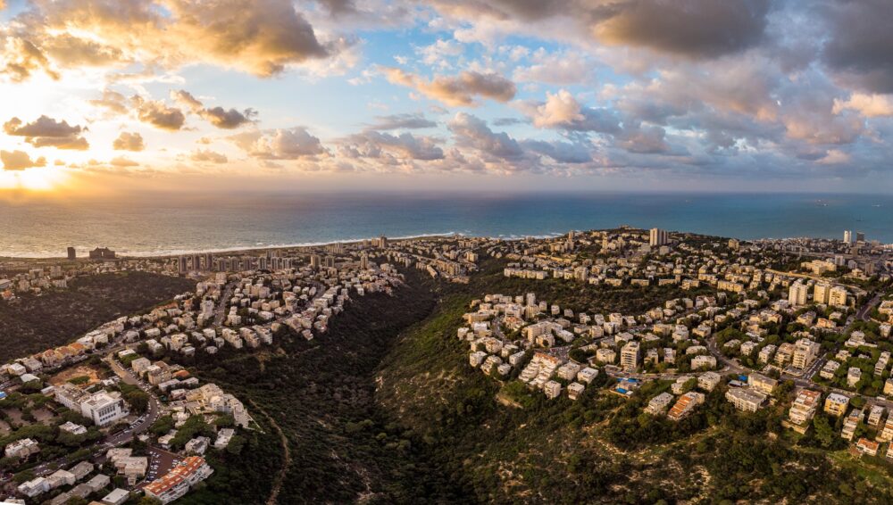 מבט על ואדיות חיפה (צילום: דני מלמן)