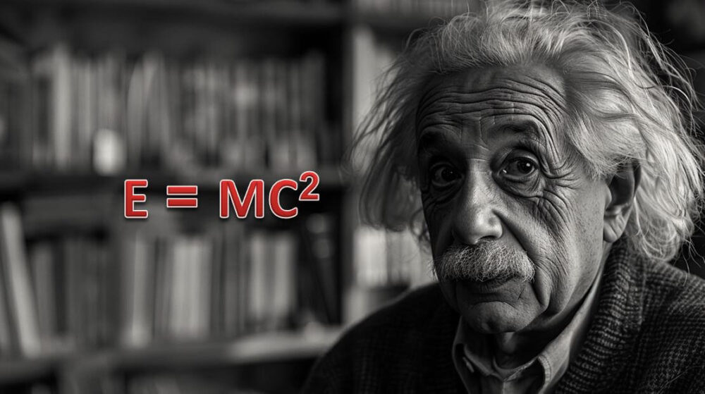 איינשטיין ותורת היחסות הפרטית (יצירת AI)