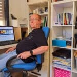 יוסי ברגר – והאתר "יוסיפור" (צילום: רחלי אורבך)
