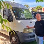 יוסי ברגר – רכב מסחרי אשר הוסב לקרוואן משפחתי (צילום: רחלי אורבך)