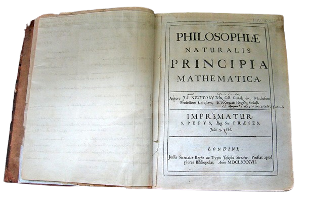 פרינקיפיה מתמטיקה – ספרו פורץ הדרך של ניוטון (1687) • העותק הפרטי של ניוטון • נחלת הכלל
