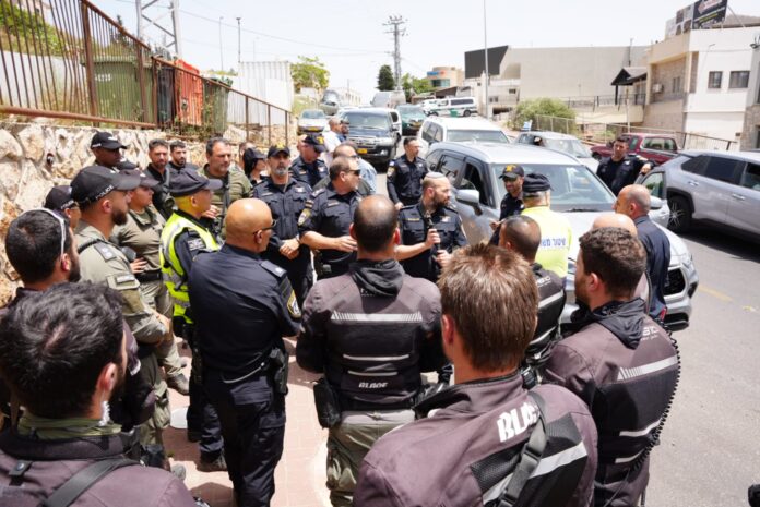 הוקמה מפקדה משימתית: המשטרה מגבירה את הלחץ על העבריינים באזור דאליה - עיספיא (צילום: משטרת ישראל)