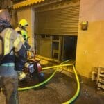 חיפה: דוכן פלאפל עלה באש (צילום: כבאות והצלה)