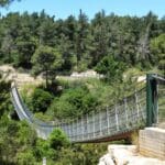 נשר, הגשר התלוי (צילום: ארכיון קק"ל)