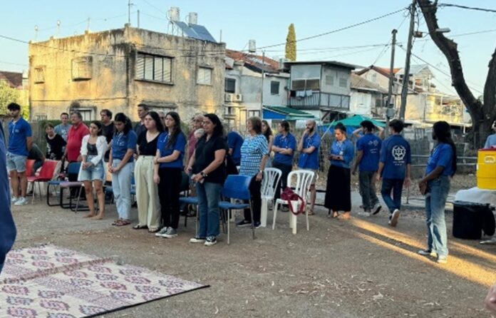 טקס יום הזיכרון המסורתי בקן השומר הצעיר בקריית חיים