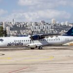 מטוס ה-ATR של חברת Air Haifa (צילום: אנתוני הרשקו)