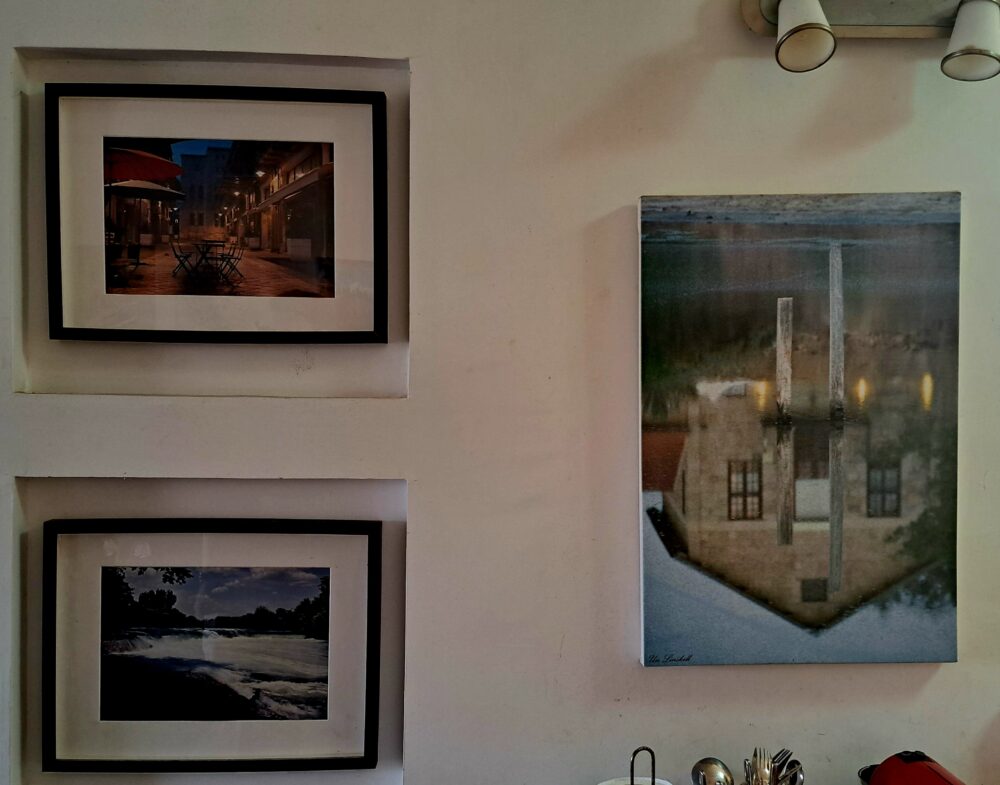 בבית אלי לינסקיל שור - צילומים מעדשת מצלמת אורי לינסקיל (צילום: רחלי אורבך)