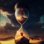 דב פוקס – "שעון החול", עבודת צילום אומנות דיגיטלית (צילום: דב פוקס)