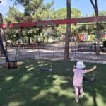 גן משחקים גן האם – נדנדות- (צילום: סמר עודה כרנתינג'י)