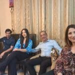 עו"ד סאוסן כמאל ובני משפחתה (צילום: רחלי אורבך)