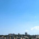 לוחמי ההגנה האווירית יירטו טילים מעל חיפה – הטילים כוונו לאזור דאליית אל כרמל 24/9/24 13:15 (צילום: חי פה)