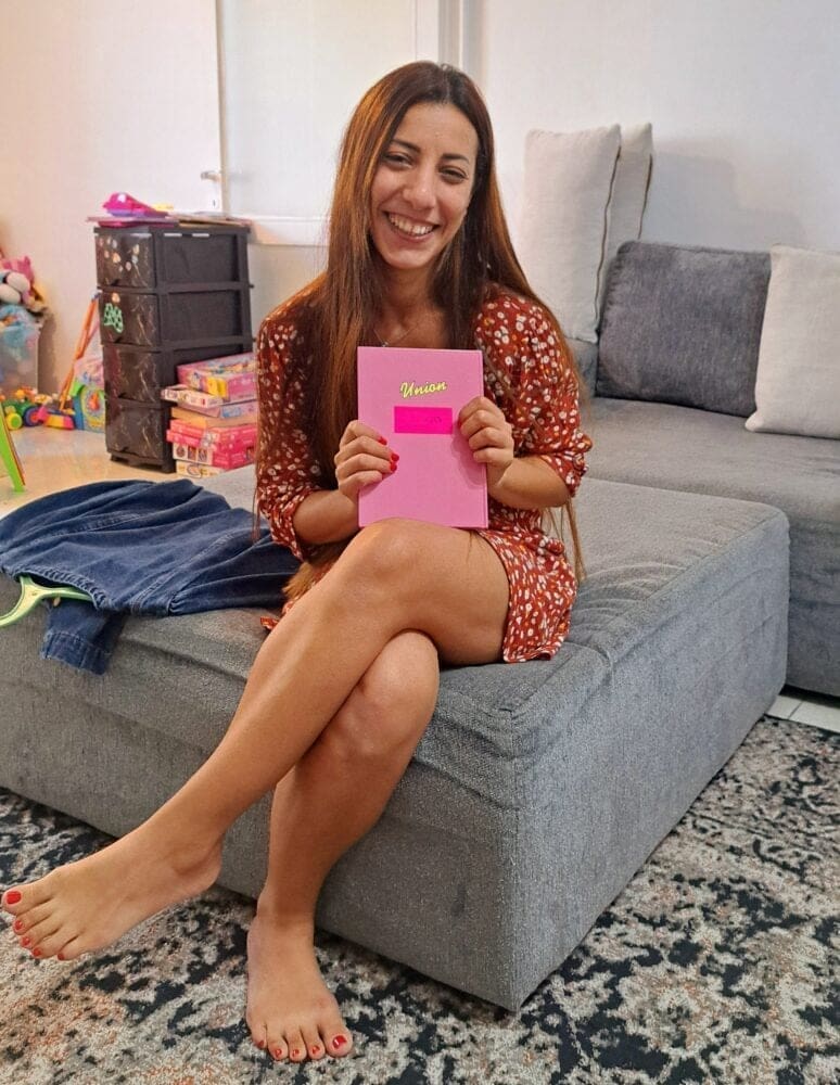 רוזאן שחאדה – מחברת הכתיבה אשר לקראת ספרה 'גיהינום' (צילום: רחלי אורבך)