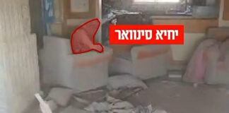 תיעוד מהרחפן: רגעיו האחרונים של הרוצח יחיא סינוואר (צילום: צה"ל)