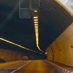 מנהרות הכרמל – T3 המנהרה מהגרנד קניון לכיוון הצ'ק פוסט (צילום: ירון כרמי)