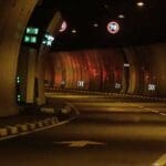 מנהרות הכרמל – T3 המנהרה מהגרנד קניון לכיוון הצ'ק פוסט (צילום: ירון כרמי)