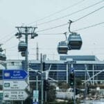 הרכבלית – רכבל מהצ'ק פוסט לאוניברסיטת חיפה (צילום: ירון כרמי)