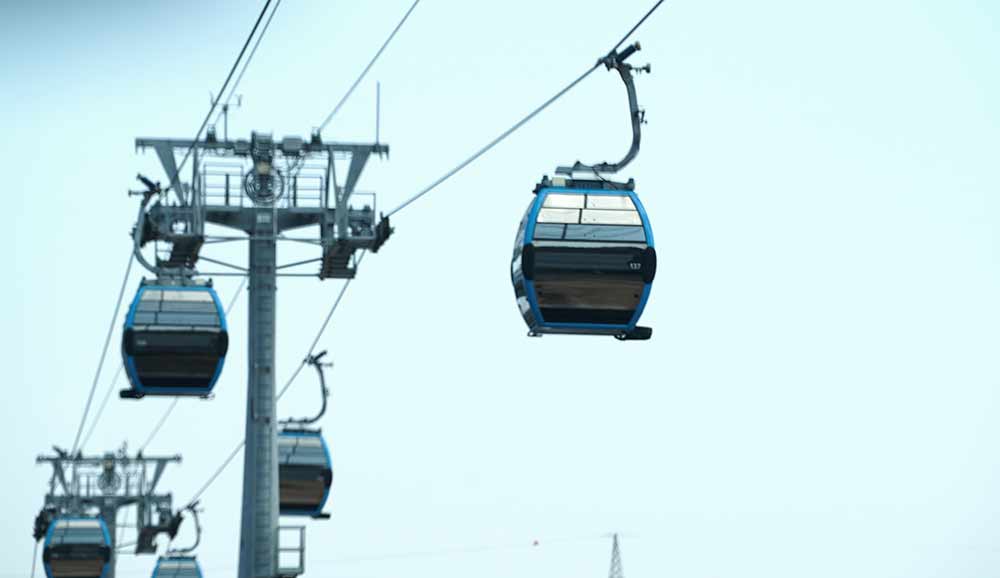 הרכבלית - רכבל מהצ'ק פוסט לאוניברסיטת חיפה (צילום: ירון כרמי)