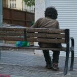 דר רחוב – חסר בית – חיפה (צילום: ירון כרמי)