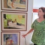 אירית פלץ – מסבירה חלק מנרטיב הקשיים והאתגרים (צילום: רחלי אורבך)