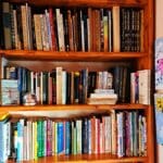 בבית אירית פלץ – ספרים ועוד ספרים… בספריה נוספת (צילום: רחלי אורבך)