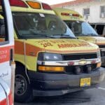 אמבולנסים – מיון בית החולים רמב"ם (צילום: ירון כרמי)