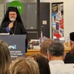 כנסיות וקהילות נוצריות בחיפה – דברי פתיחה בערב השקת התערוכה (צילום: לואיזה בל-אשכנזי)