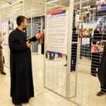 כנסיות וקהילות נוצריות בחיפה – הווי ערב פתיחת התערוכה (צילום: לואיזה בל-אשכנזי)