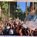 כנסיות וקהילות נוצריות בחיפה – מתוך תהלוכת קהילת סטלה מאריס (צילום: רחלי אורבך)