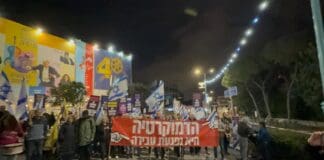 הפגנה וצעדה ממרכז הכרמל לחורב - צפו בנאומים - מוצ"ש 21/12/24 (צילום: אילת מרקוביץ Eilat Markovitch)