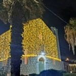 כנסיית 'סנט גרגוריוס' – לילה חגיגי עם אורות חג המולד (צילום: רחלי אורבך)