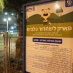 פארק לשחרור כלבים – צמוד לבית דגון – רחוב העצמאות – חיפה (צילום: ירון כרמי)